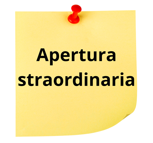 Apertura Straordinaria Ufficio Tributi (IMU)