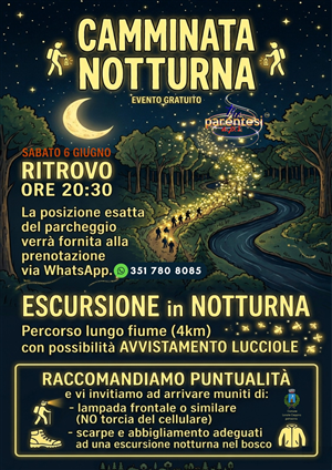 Passeggiata in notturna alla ricerca delle lucciole - evento gratuito aperto a tutti



