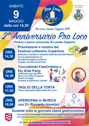 2° anniversario Pro Loco Lonate Ceppino