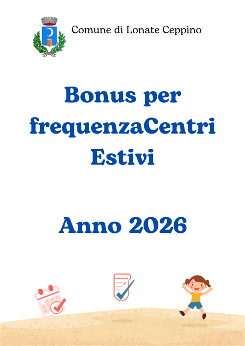Bonus frequenza centri estivi 2026