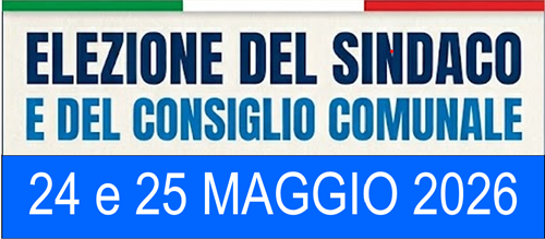 Elezioni amministrative di domenica 24 e lunedì 25 maggio 2026