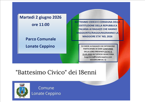 Battesimo Civico 2026