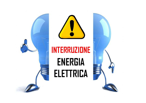 Avviso interruzione di energia elettrica
